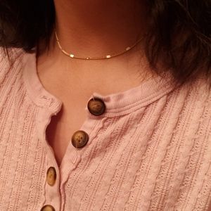 Small Adjustable Gold Necklace